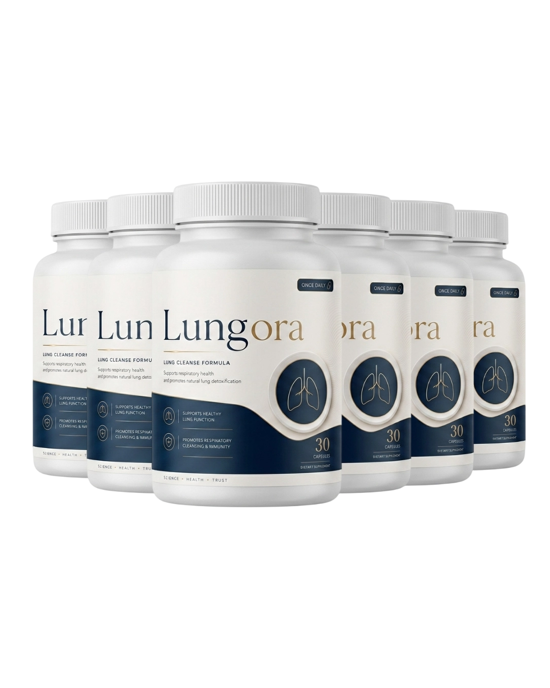 Lungora supplement bottle